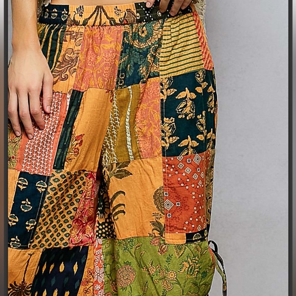 298 ❤️POL patchwork pants - Picture 3 of 5